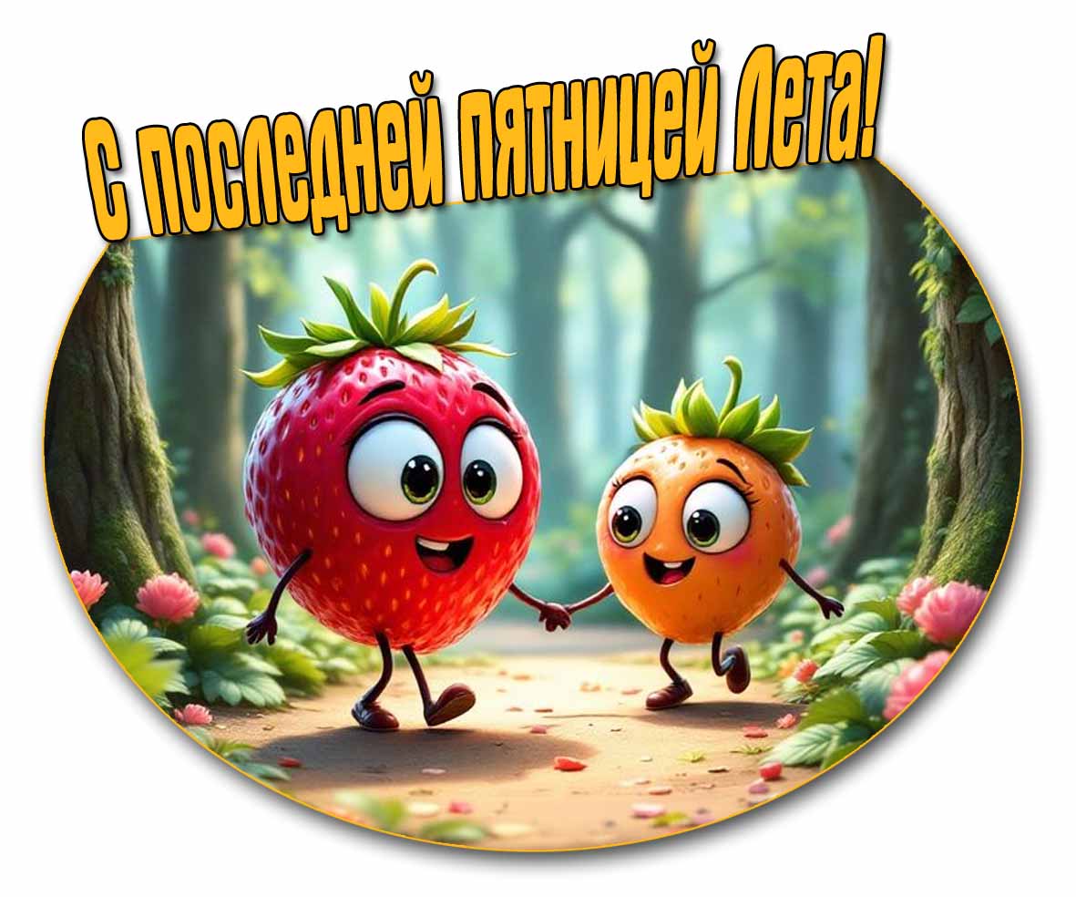 Прикольная картинка с последней пятницей Лета