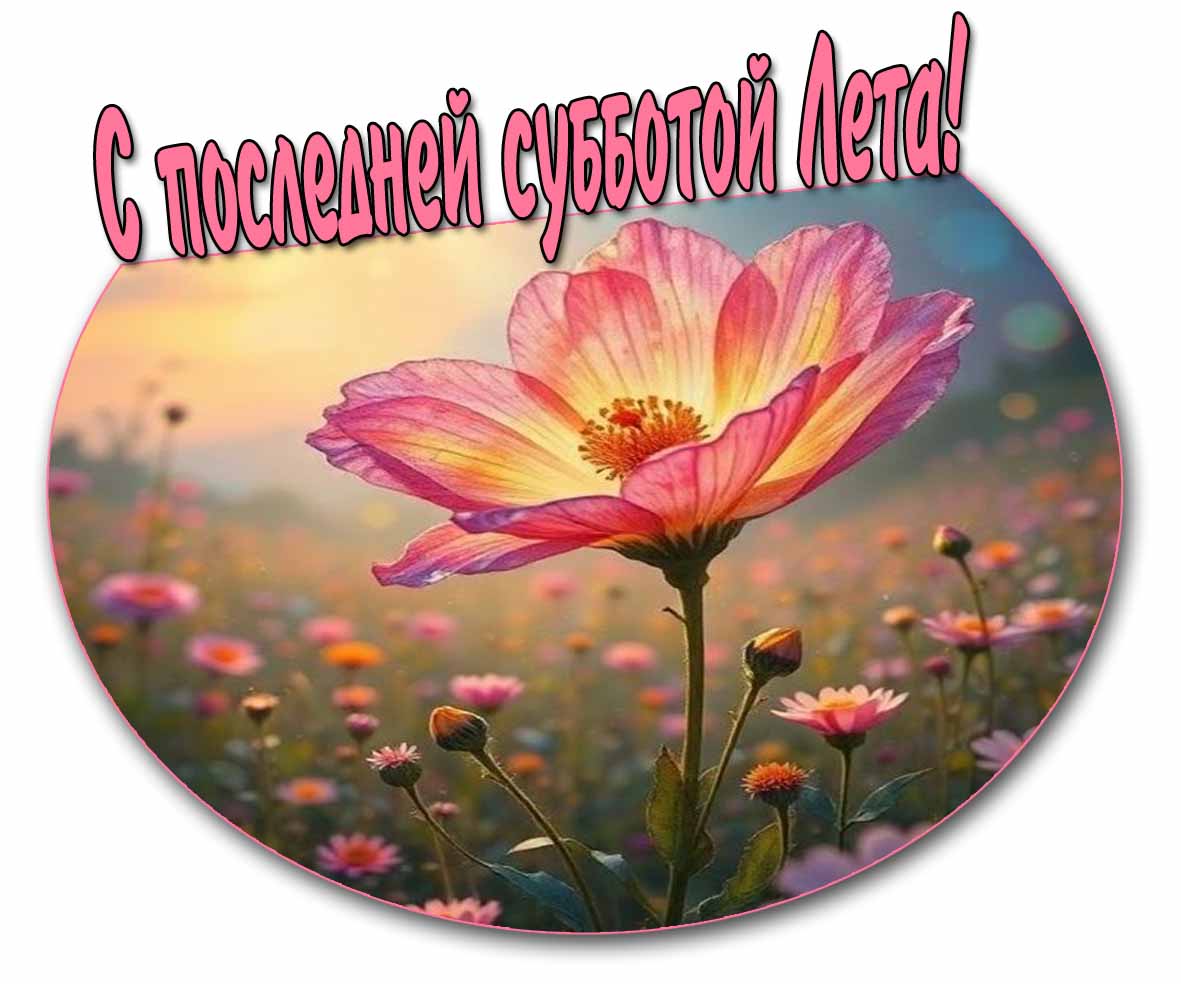 С последней субботой Лета! - красивая картинка