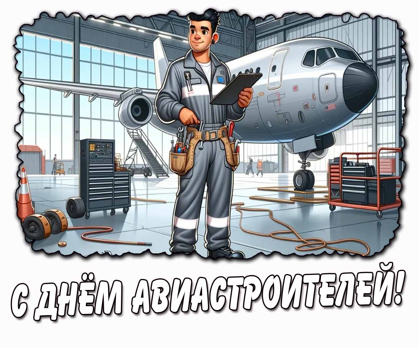 Открытка с днём авиастроителей