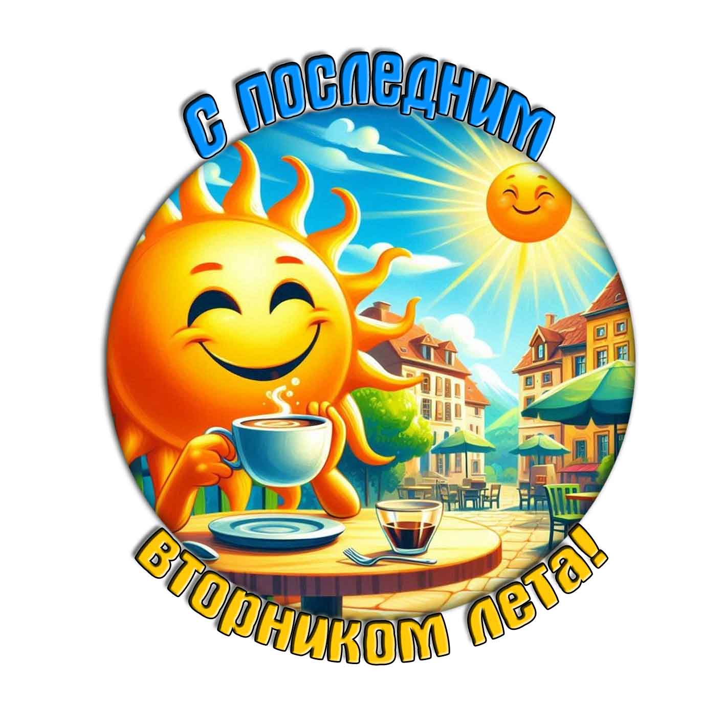 Стикер с последним вторником лета