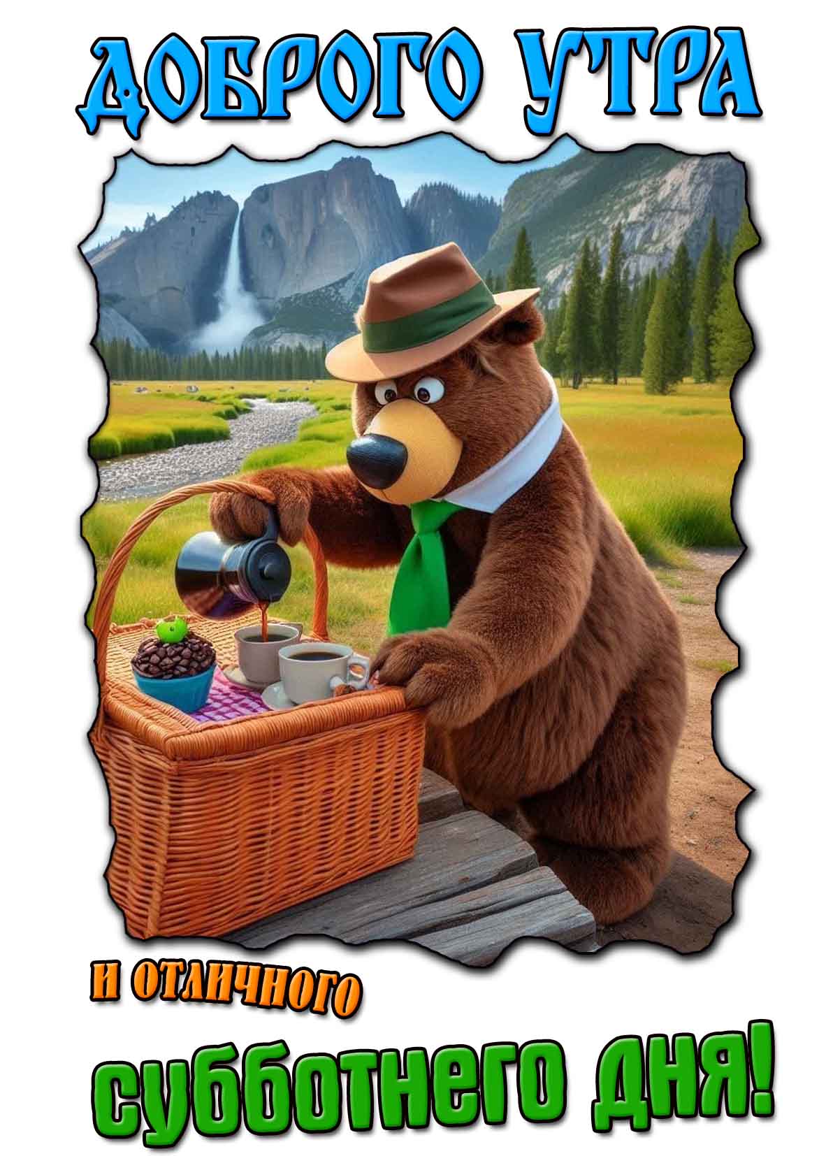 Картинка "Доброго утра! И отличного субботнего дня!"