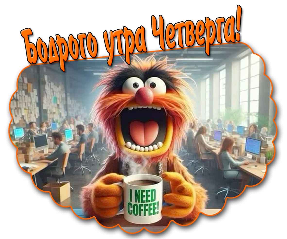 Бодрого утра четверга! - прикольная картинка