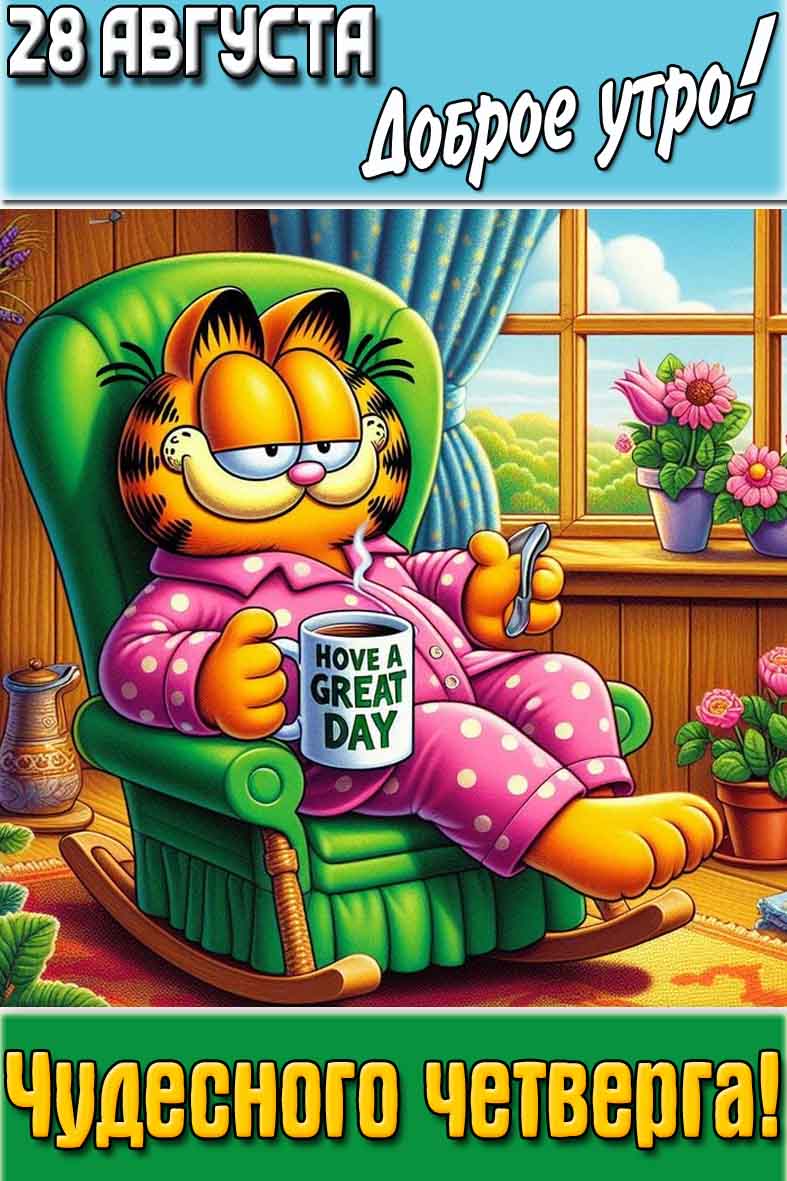 Картинка "28 августа доброе утро! Чудесного четверга!"