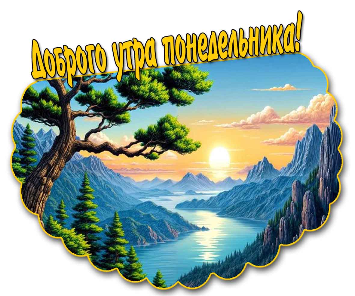 Доброго утра понедельника! - летняя картинка