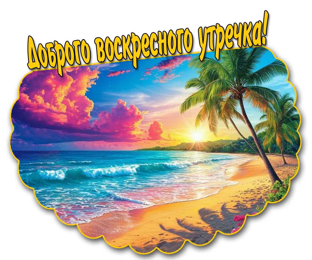 Доброго воскресного утречка! - летняя картинка