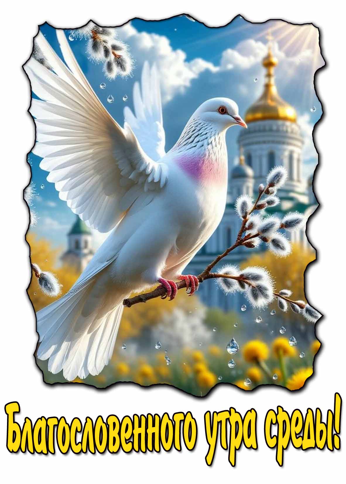 Красивая картинка благословенного утра среды