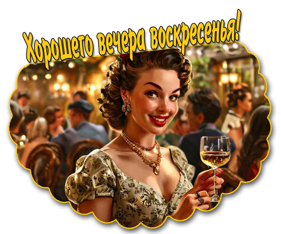 Картинка хорошего вечера воскресенья