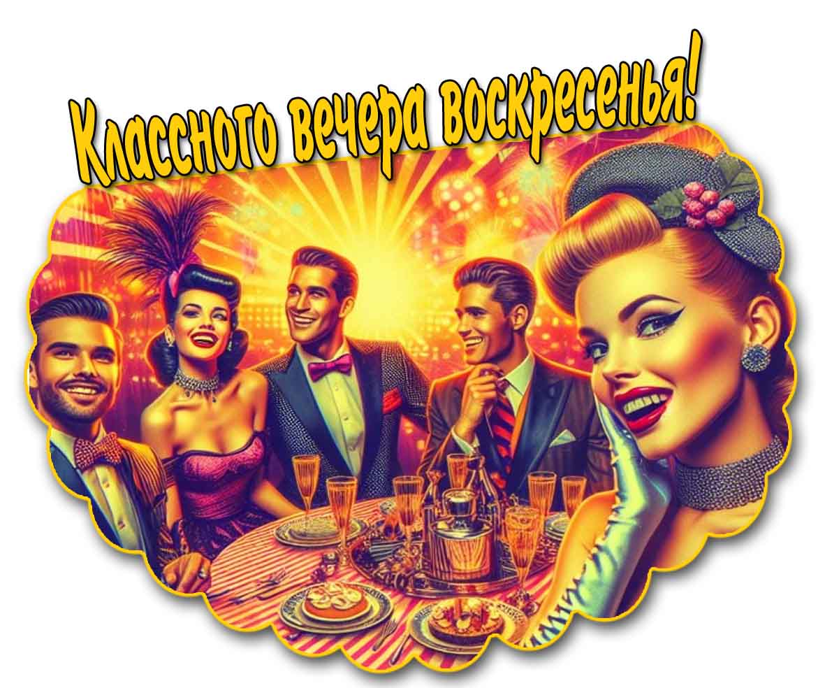 Классного вечера воскресенья! - красивая картинка