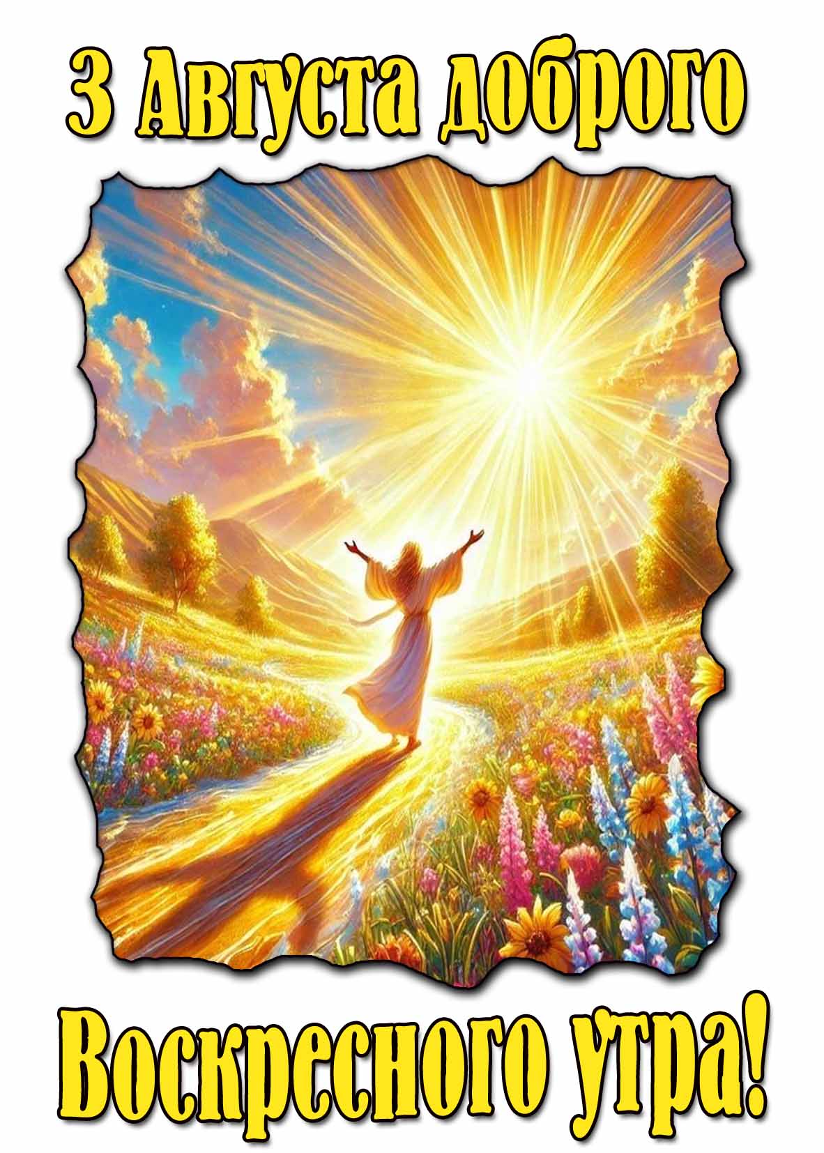 Картинка 3 августа доброго воскресного утра
