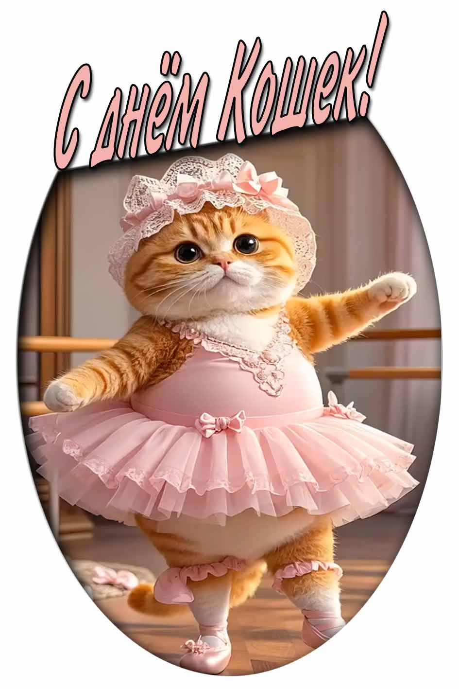 С днём кошек! - смешная картинка