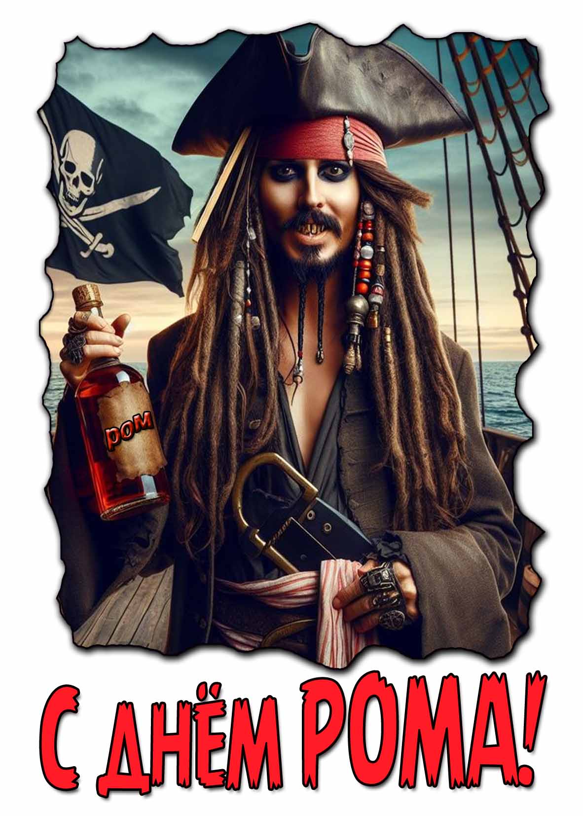 Красивая картинка с днём рома