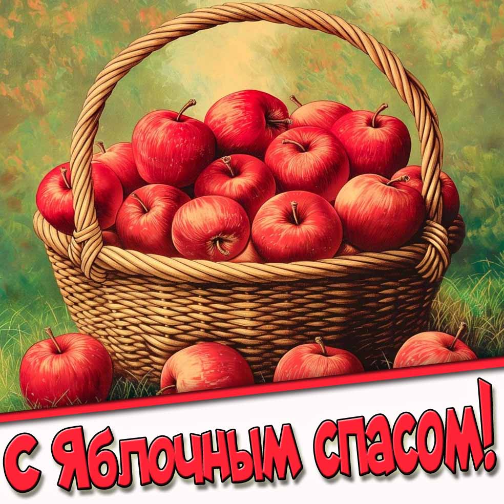 Картинка с Яблочным спасом