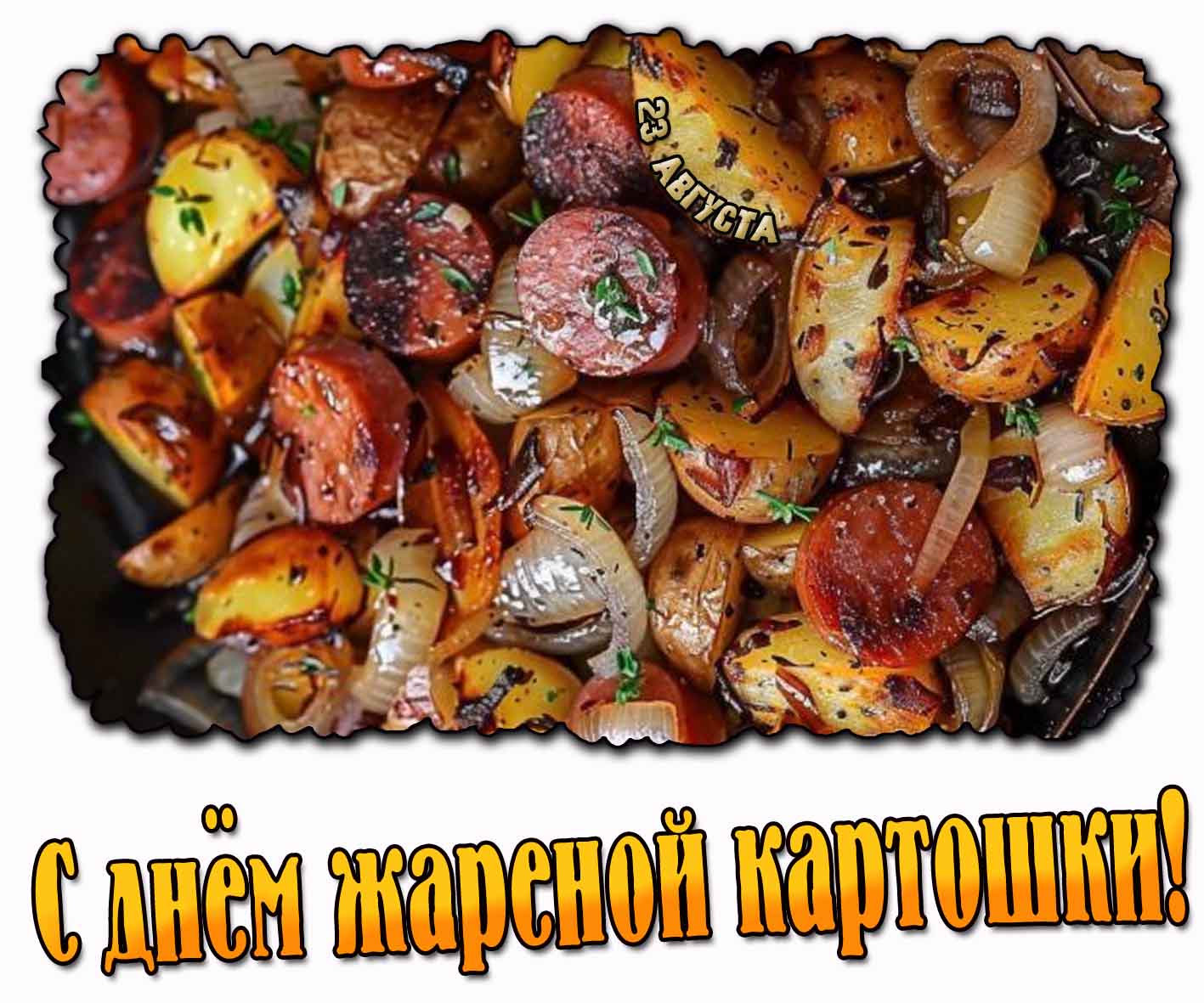 С днём жареной картошки! - аппетитная картинка