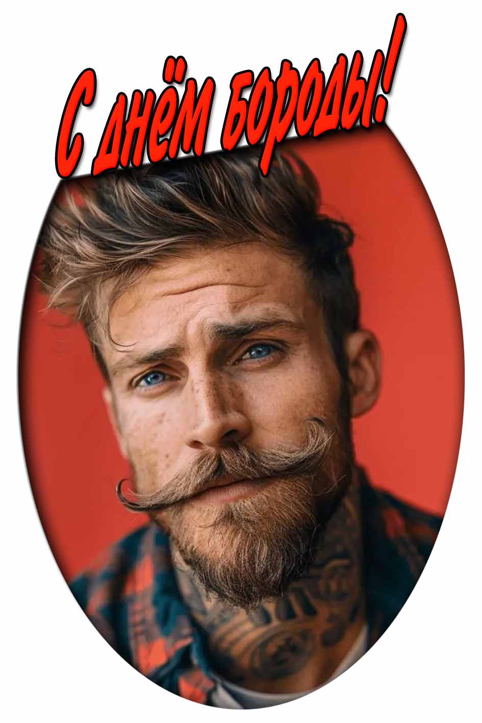 Открытка с днём бороды