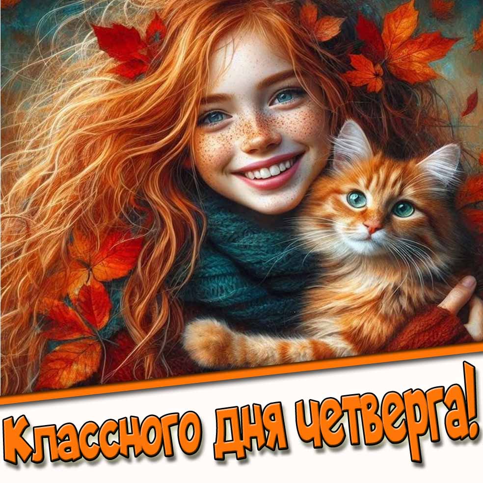 Осенняя картинка классного дня четверга