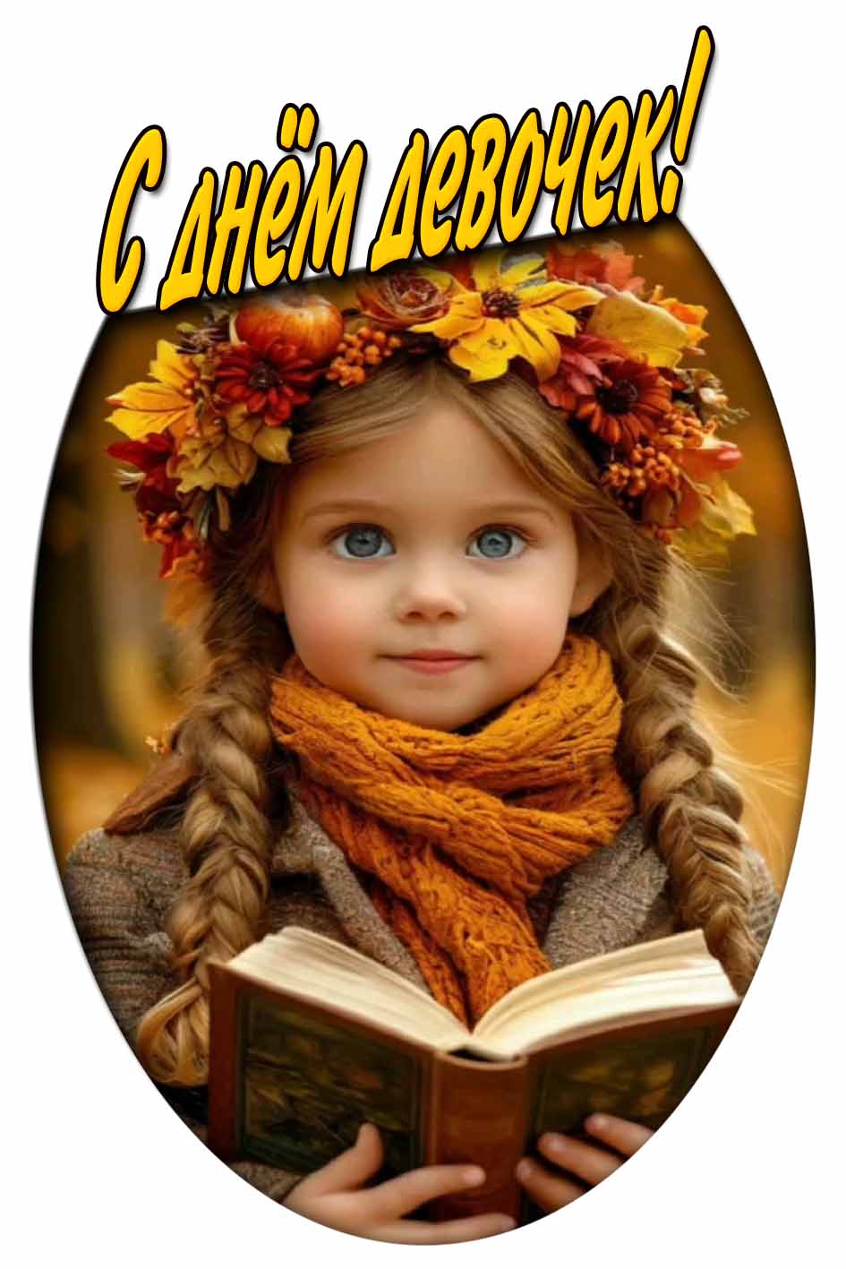 С днём девочек! - прикольная открытка