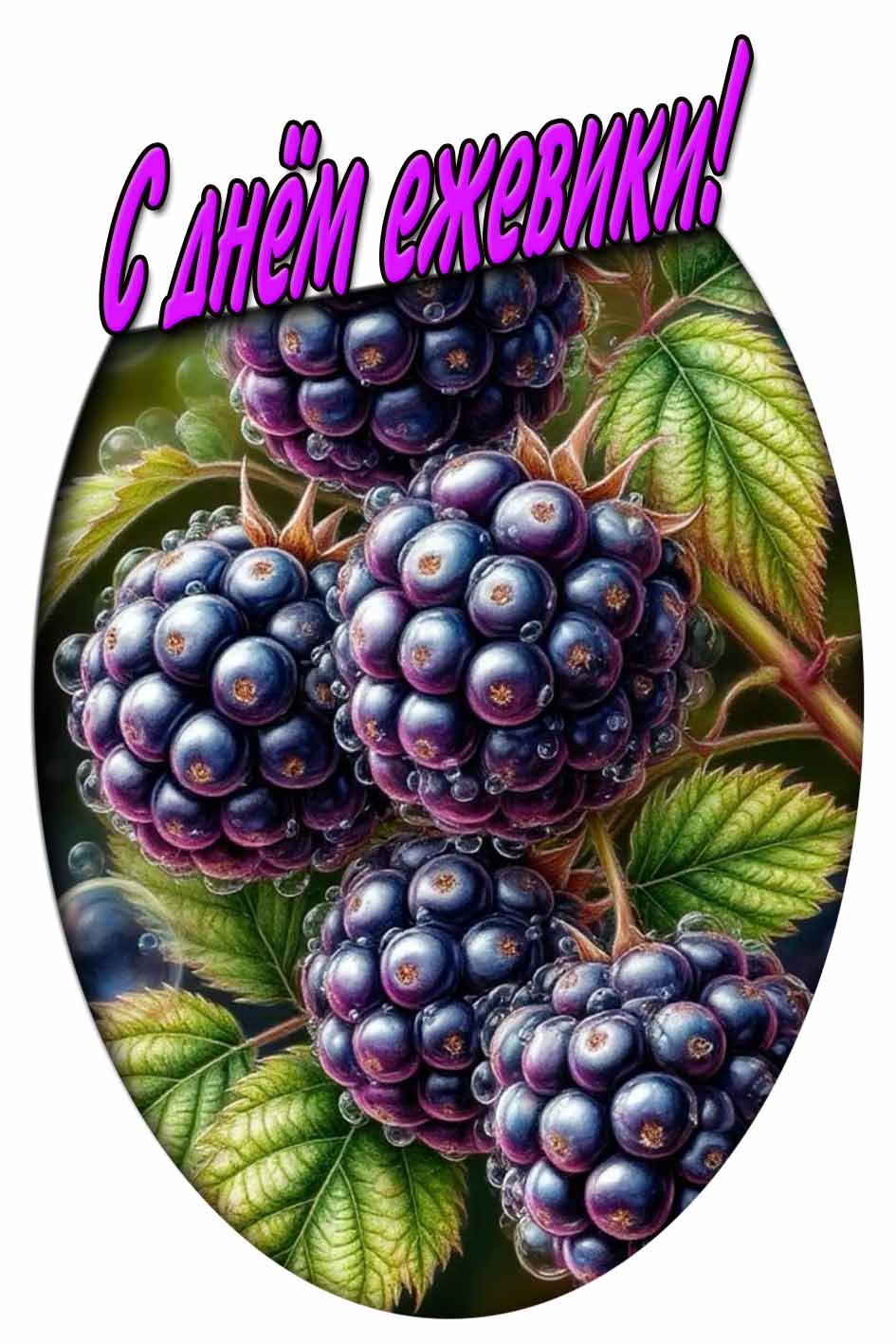 С днём ежевики! - картинка на телефон