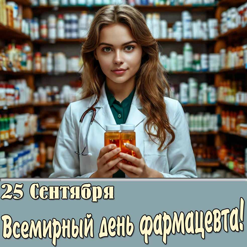 Картинка 25 сентября Всемирный день фармацевта