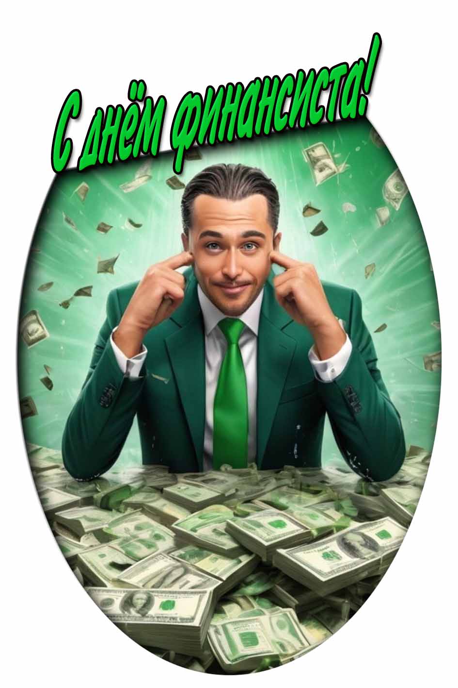 Открытка с днём финансиста