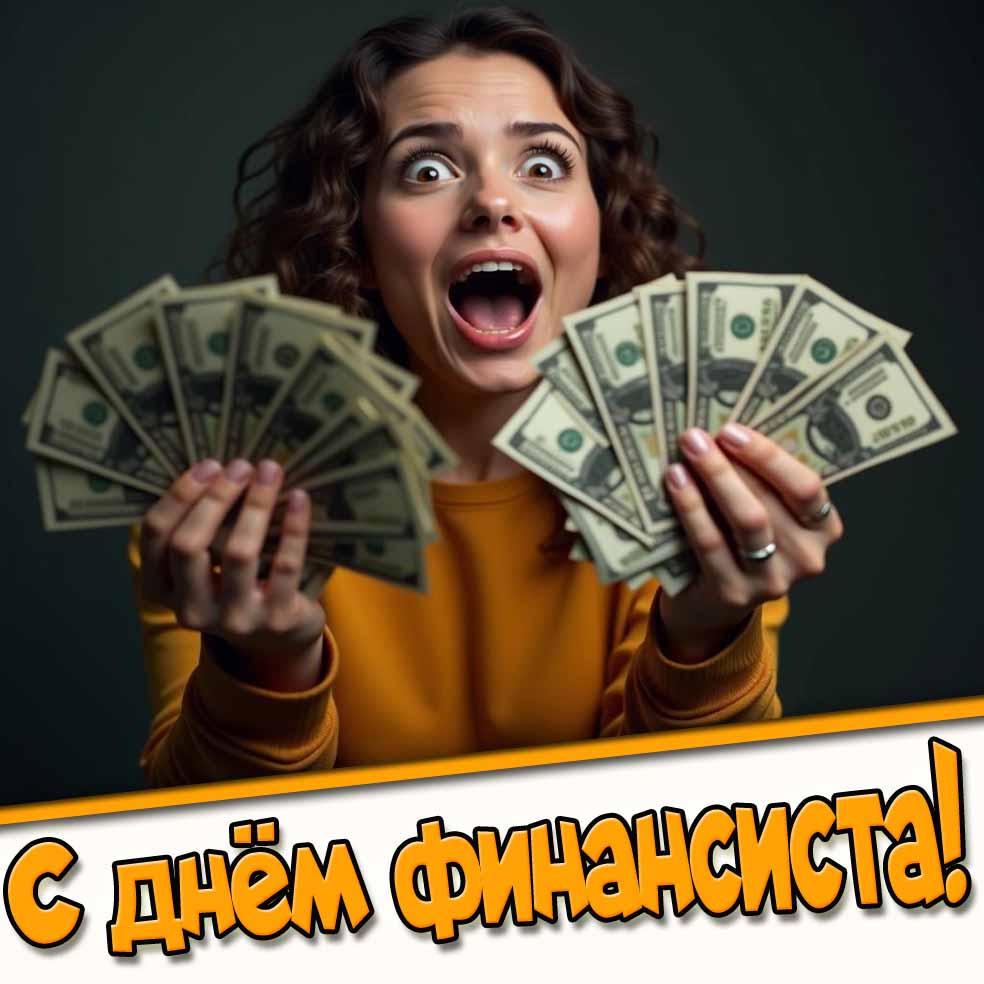 Смешная картинка с девушкой на день финансиста