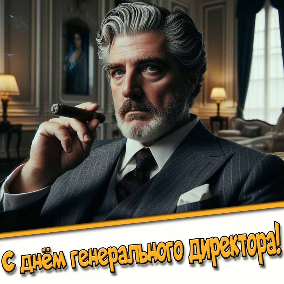 С днём генерального директора! - крутая открытка