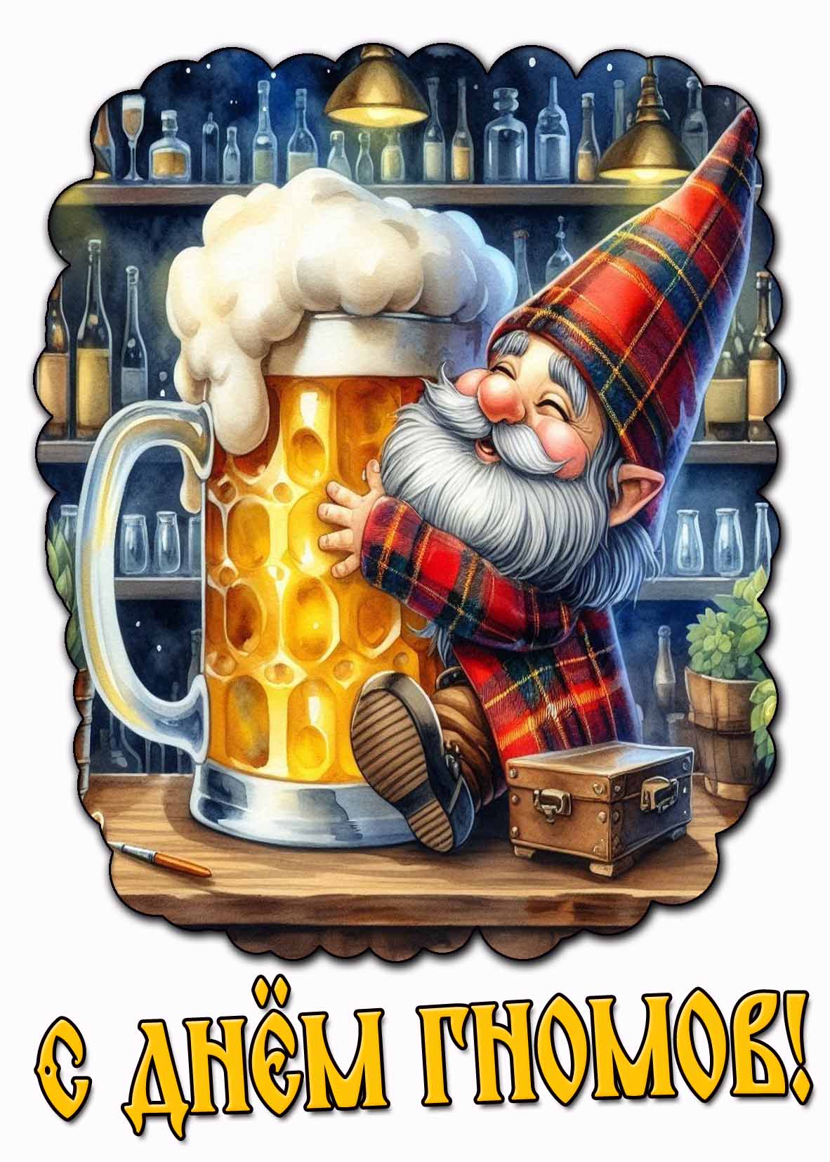 Прикольная картинка с днём гномов