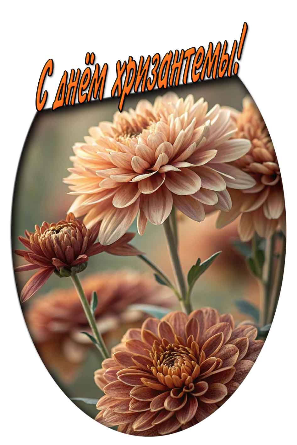 С днём хризантемы! - открытки