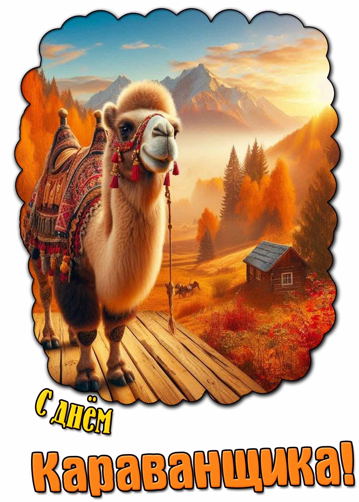 Осенняя картинка с днём караванщика