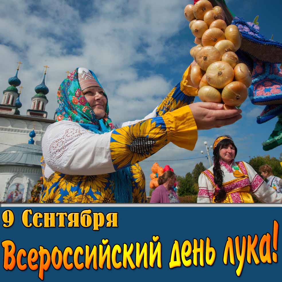 Картинка 9 сентября Всероссийский день лука
