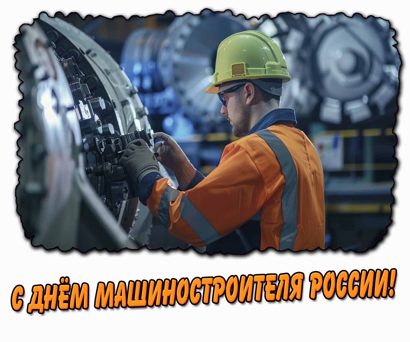 С днём машиностроителя России! - открытка