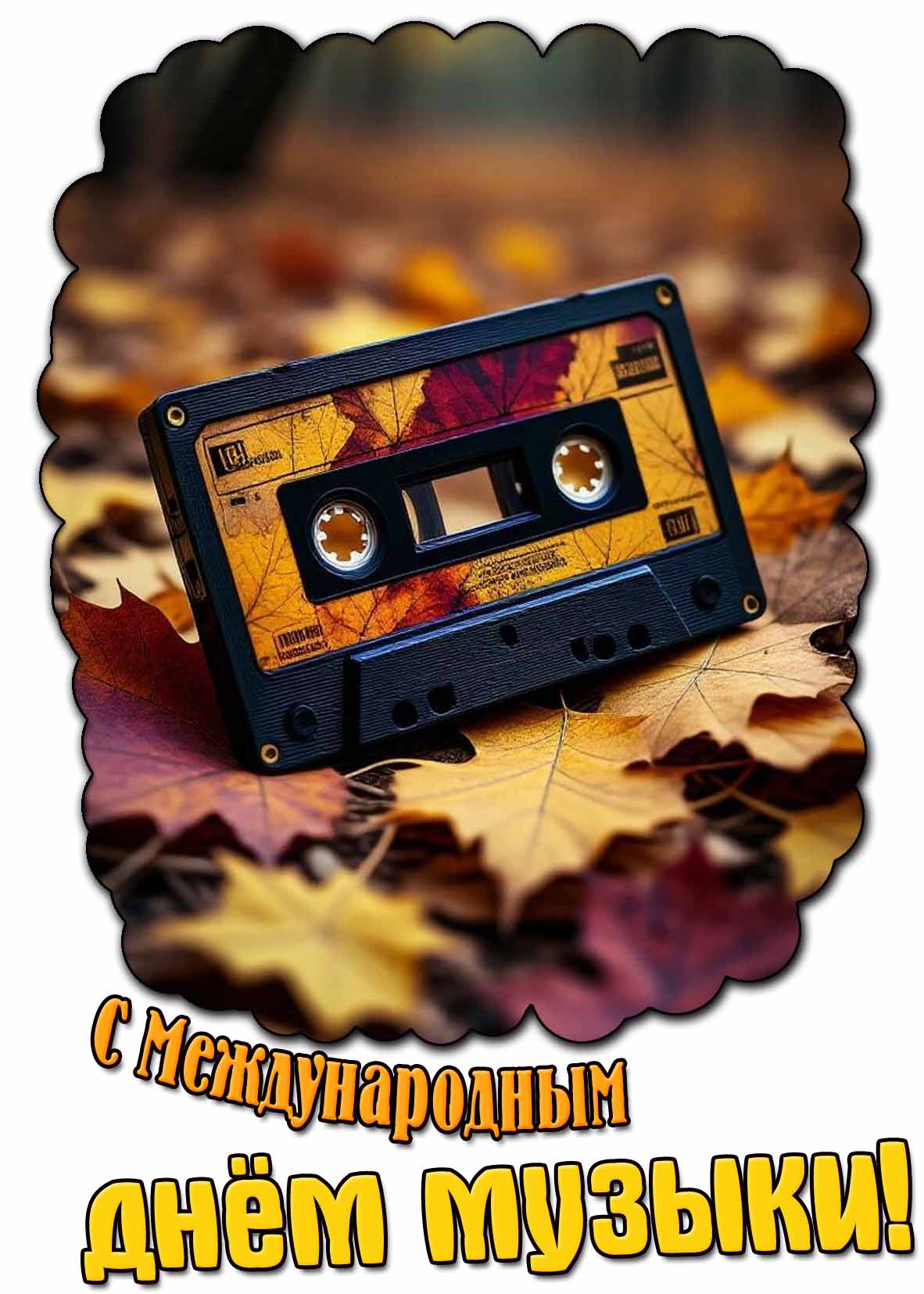 Прикольная открытка с международным днём музыки