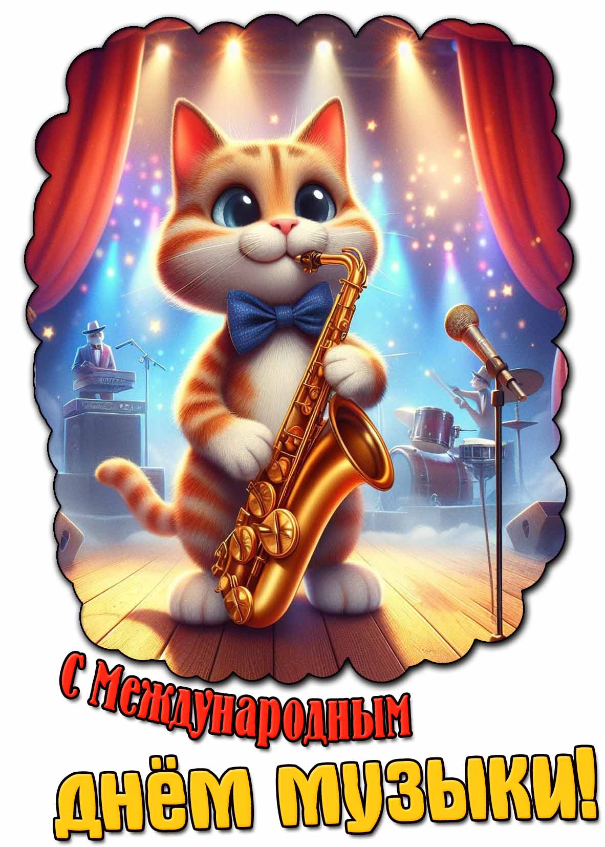 Прикольная картинка с международным днём музыки