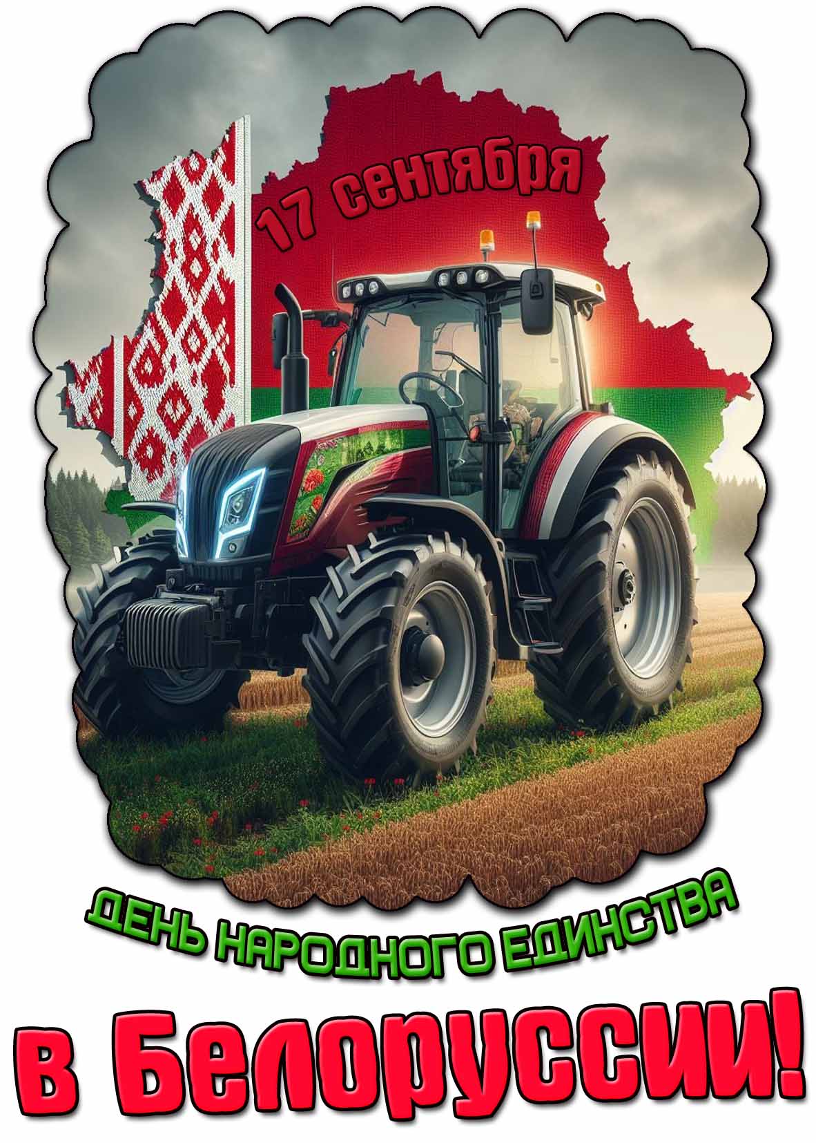 Картинка 17 сентября - день народного единства в Белоруссии