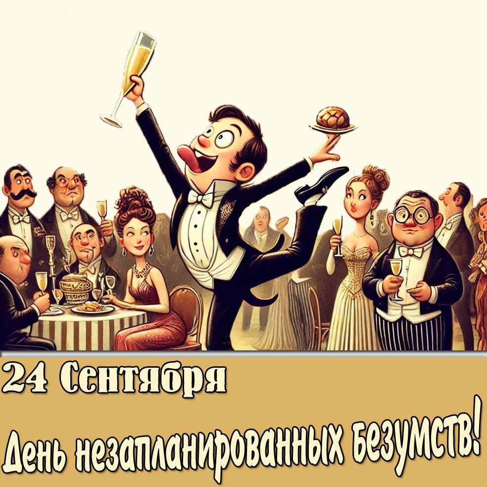 Прикольная картинка на день незапланированных безумств