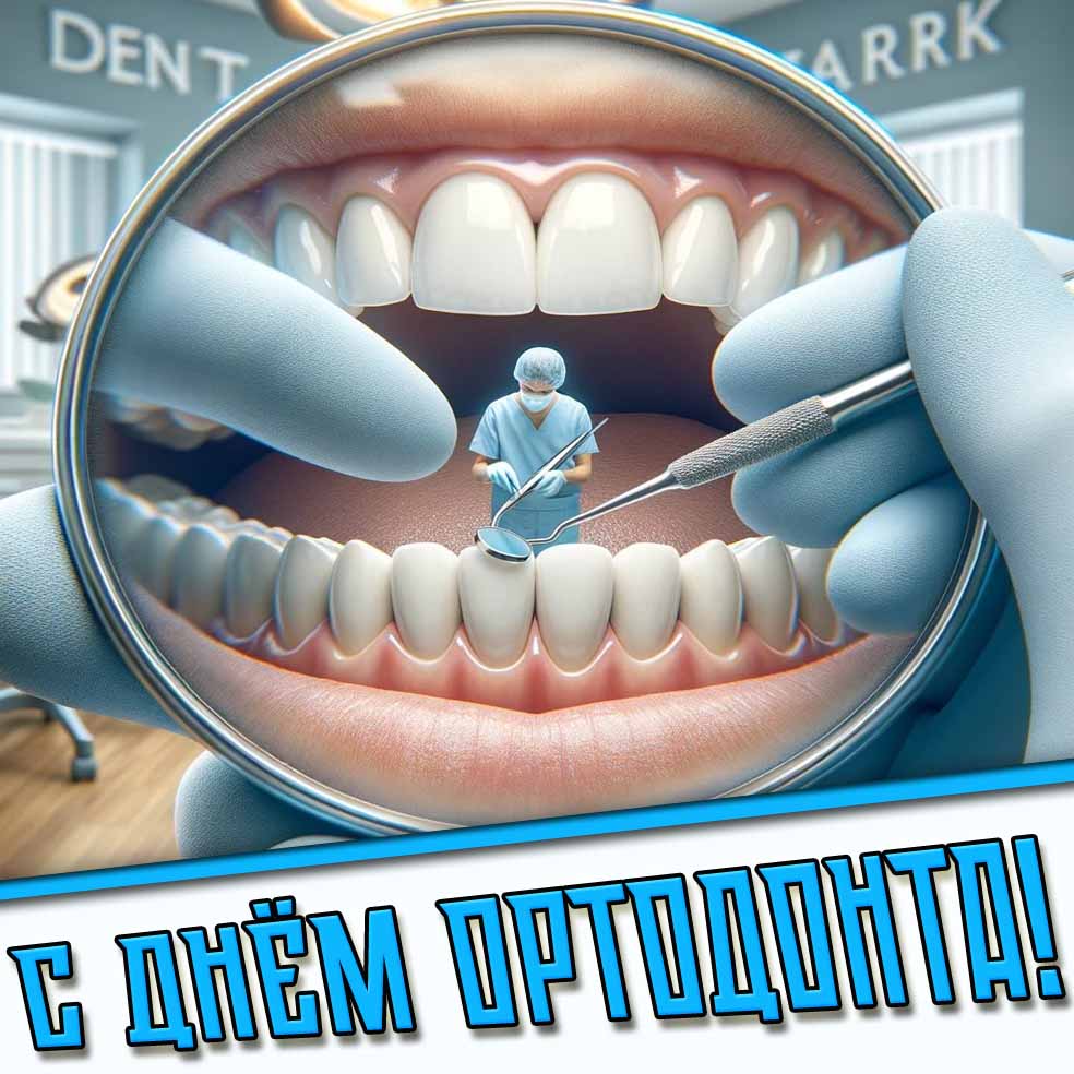 С днём ортодонта! - прикольная открытка