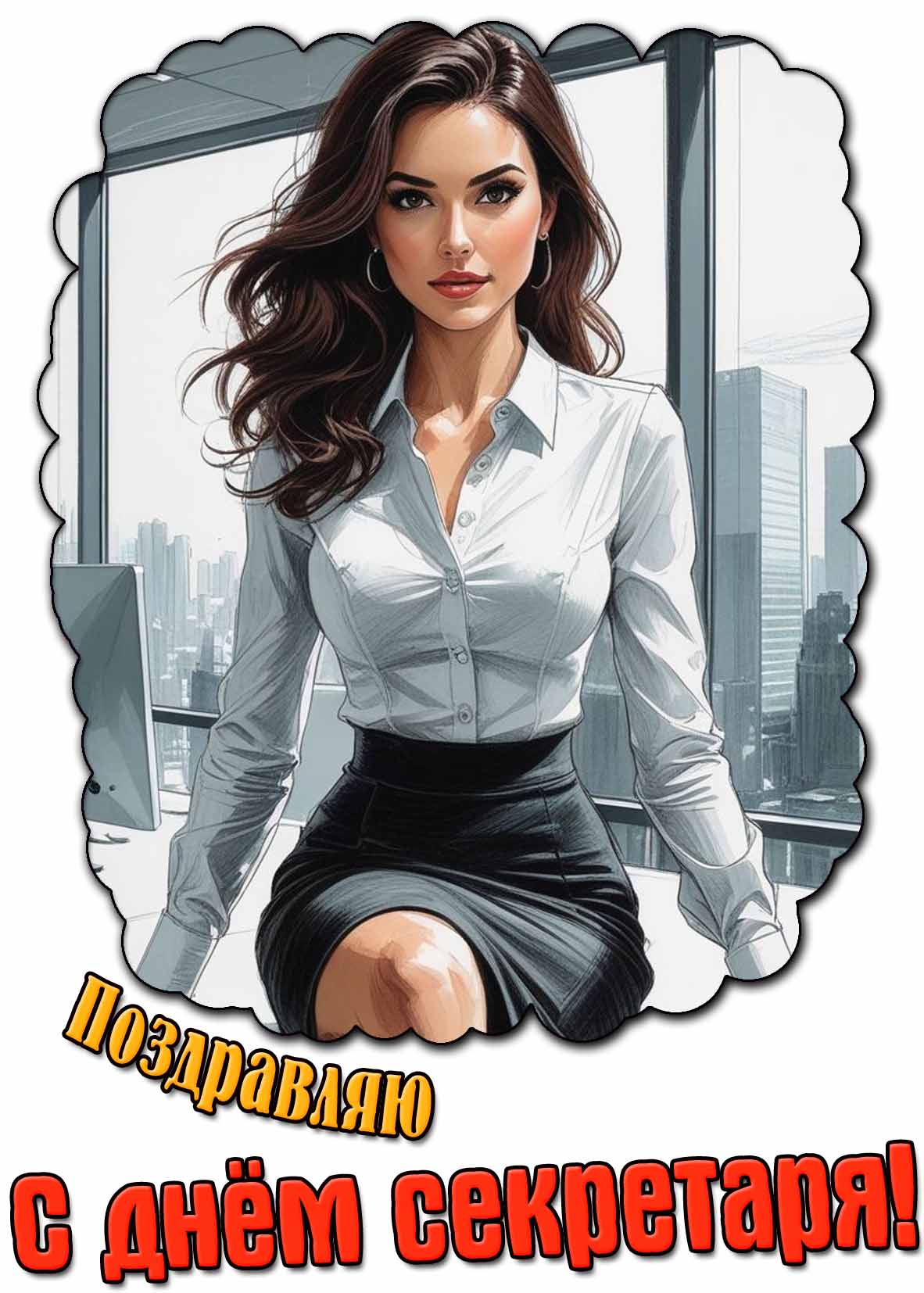 Картинка поздравляю с днём секретаря