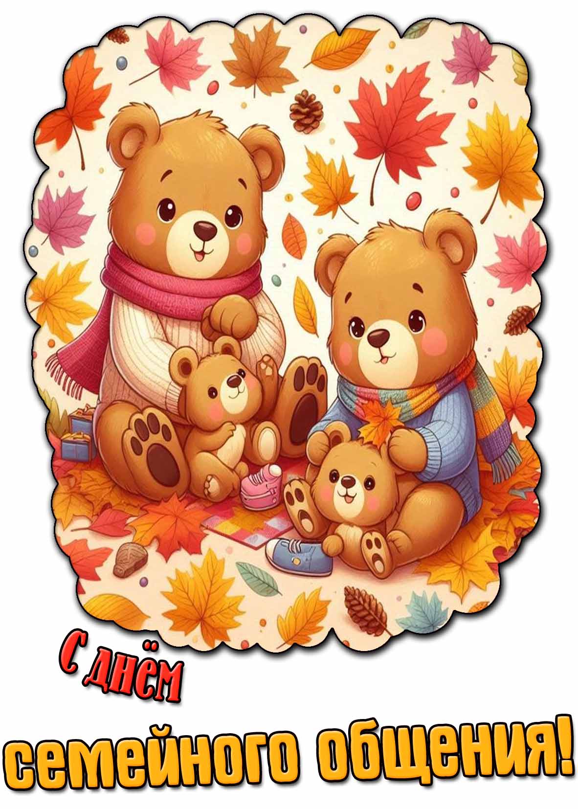 Прикольная картинка ко дню семейного общения
