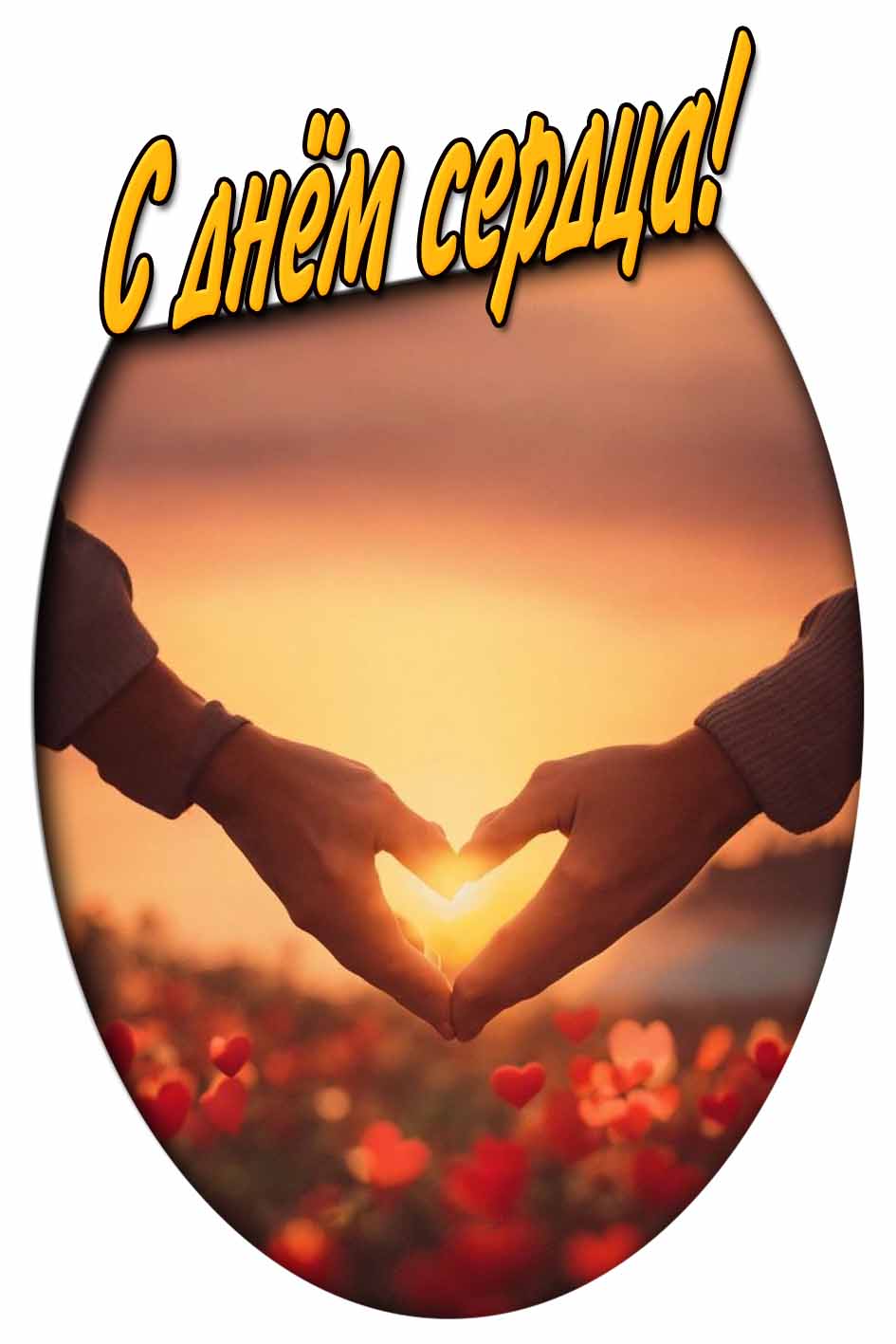 С днём сердца! - романтическая картинка