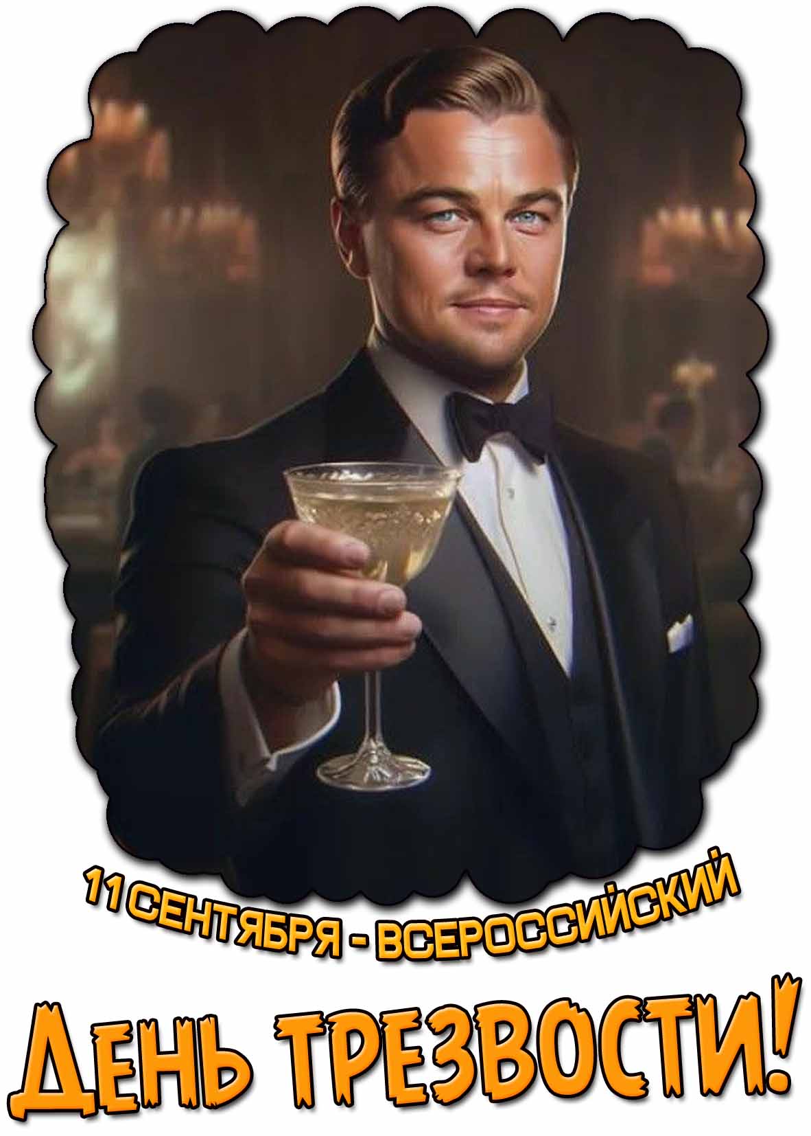 Прикольная открытка 11 сентября Всероссийский день трезвости