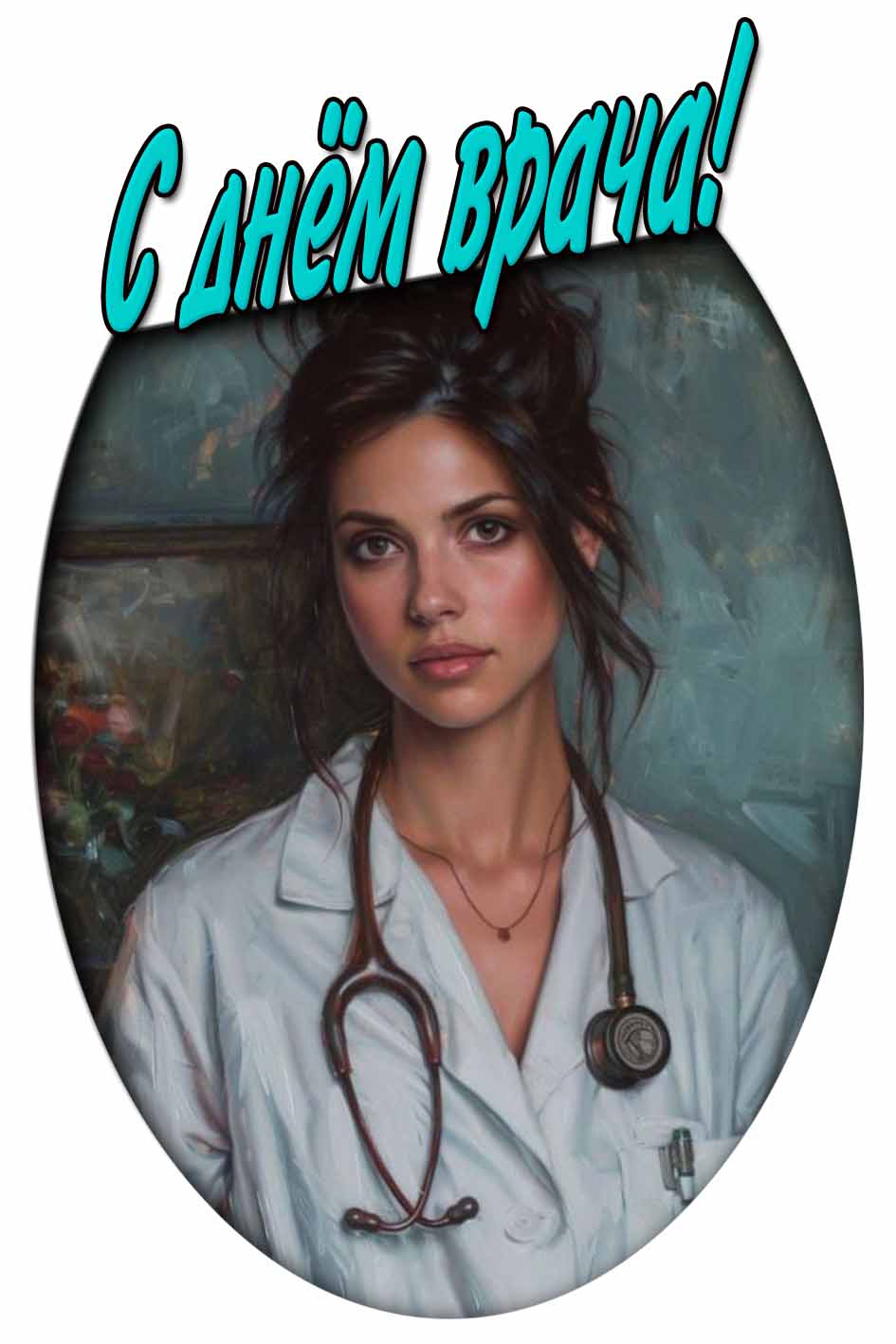 С днём врача! - картинка для девушки