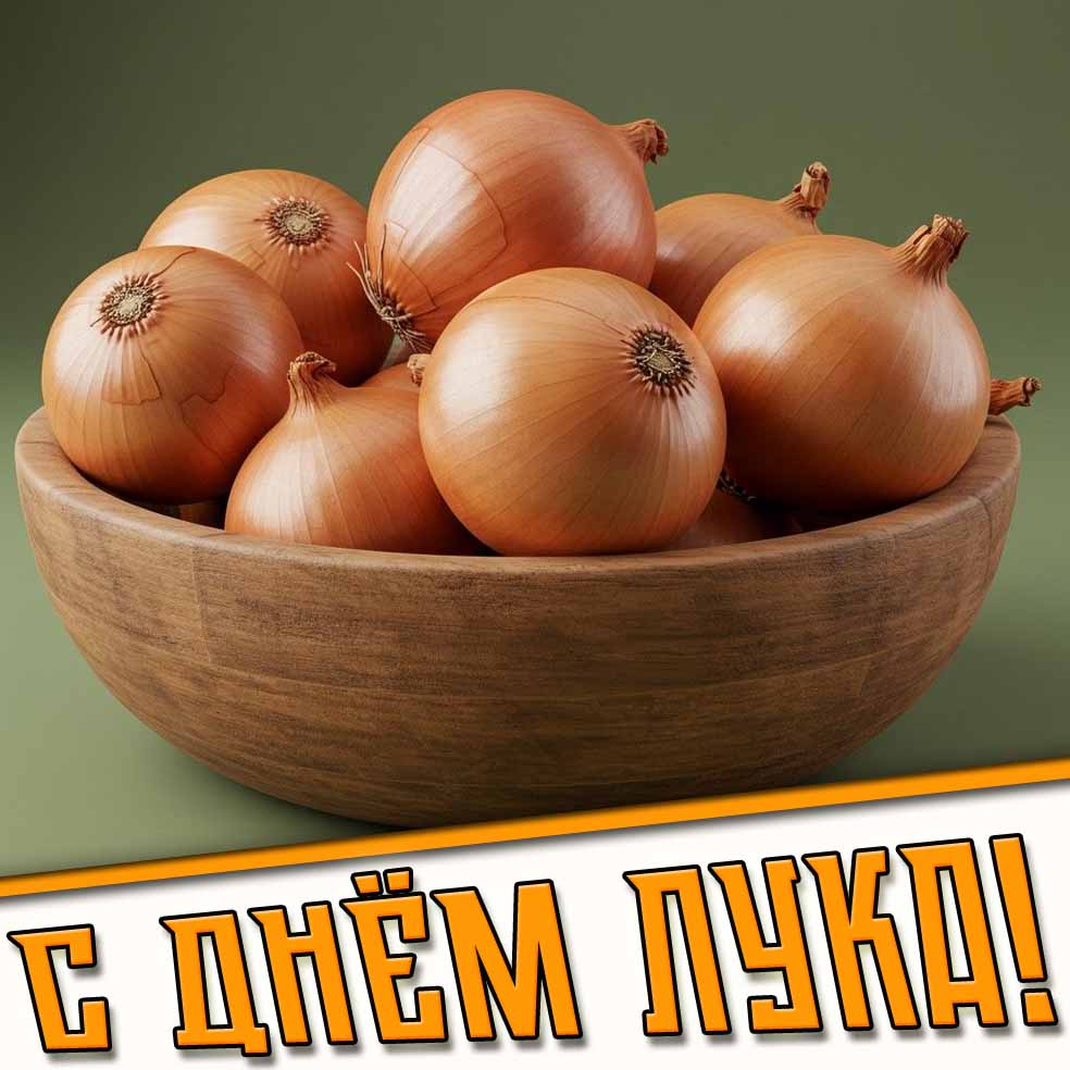 С днём лука! - картинка на праздник