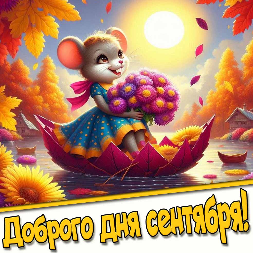 Картинка доброго дня сентября