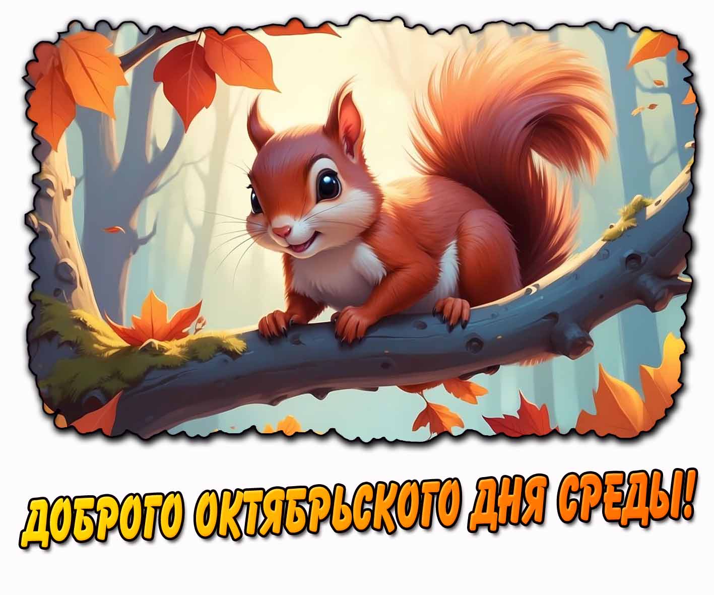 Картинка доброго октябрьского дня среды