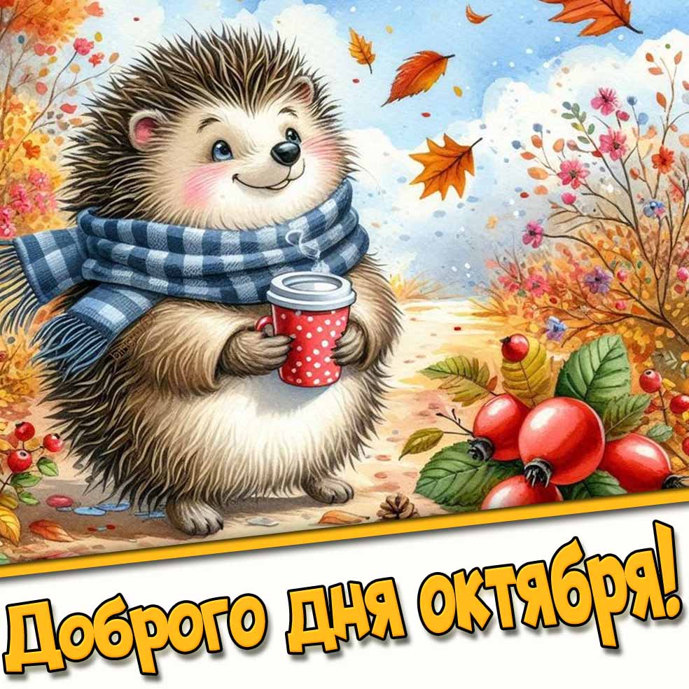 Доброго дня октября! - осенняя картинка