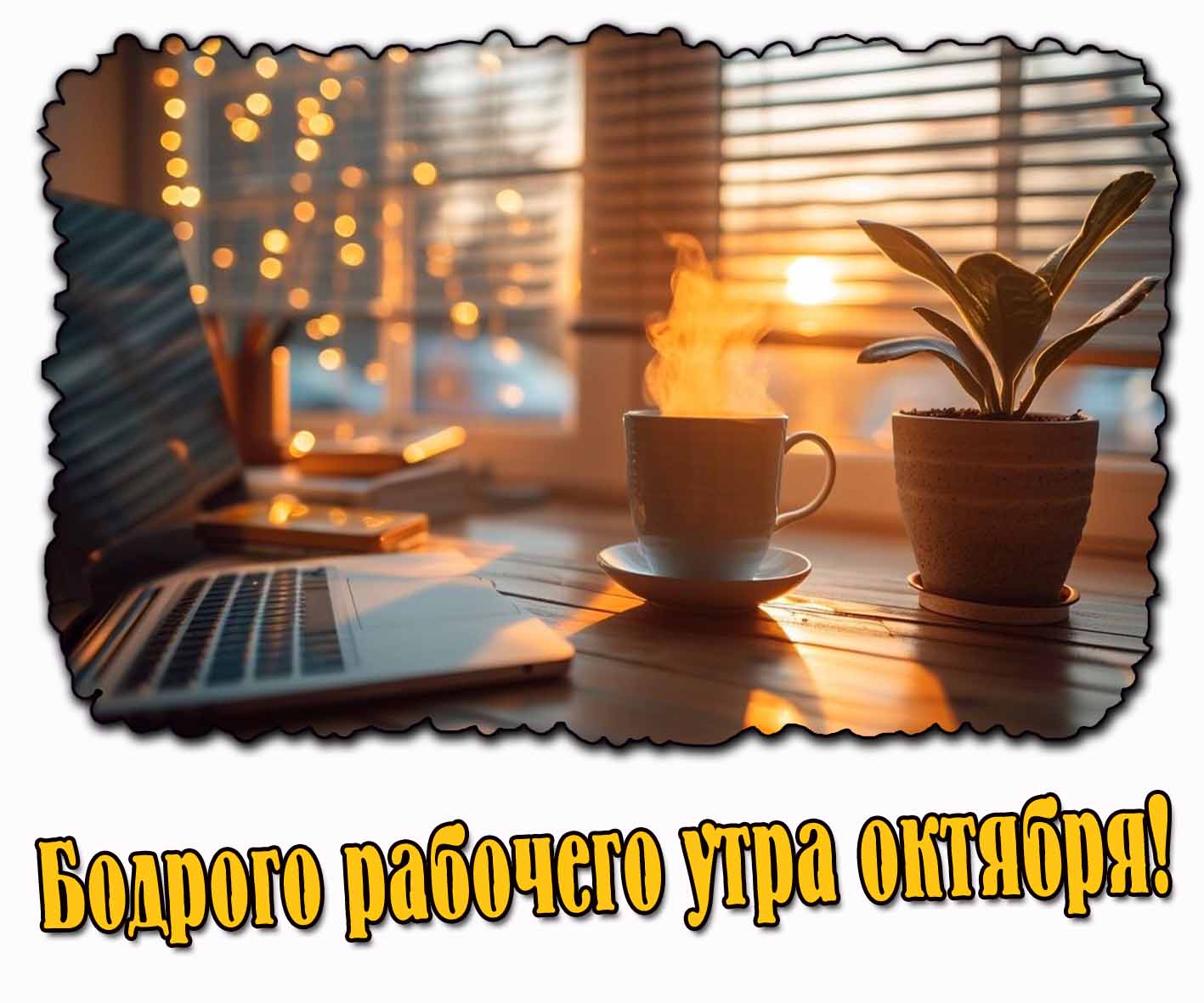 Картинка доброго рабочего утра октября
