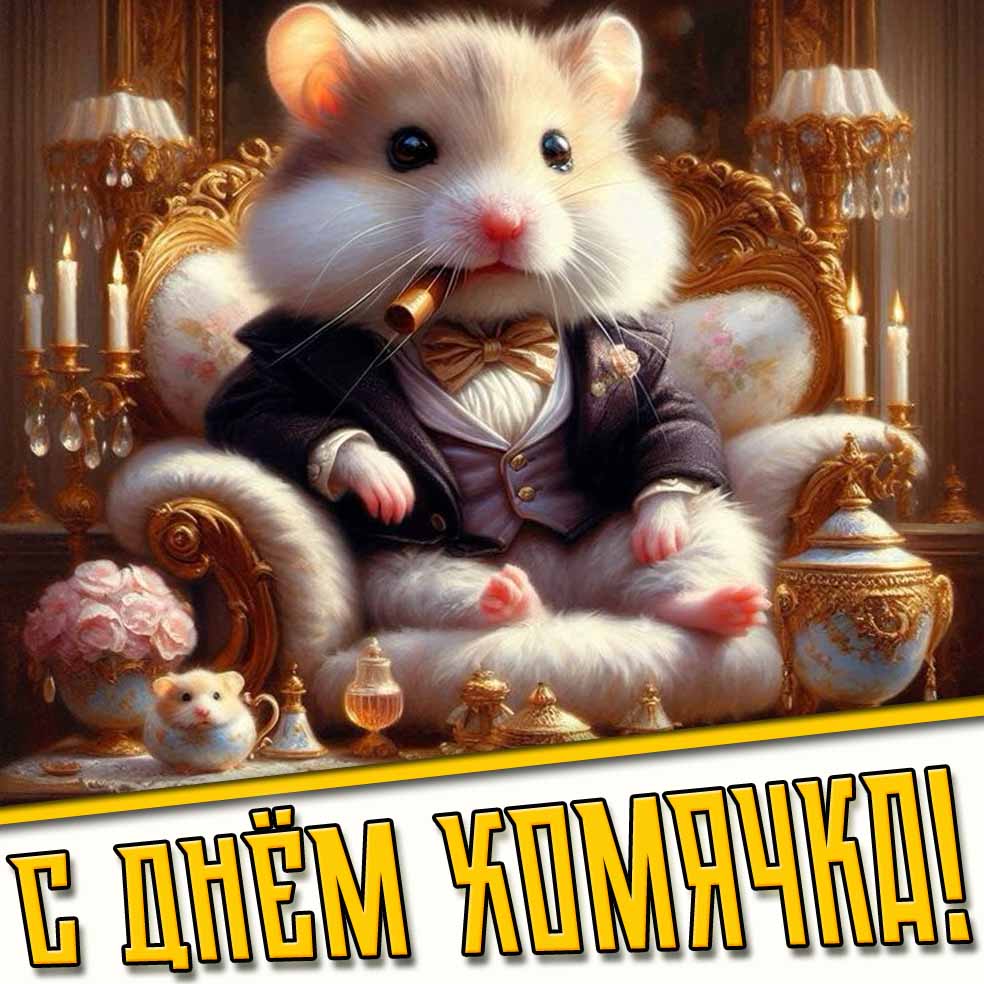 Прикольная картинка ко дню хомячка