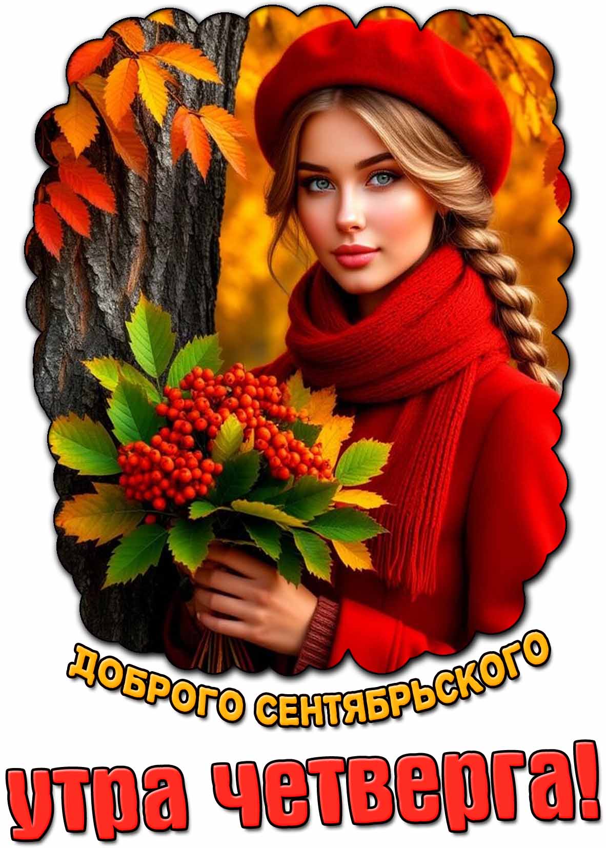 Открытка доброго сентябрьского утра четверга