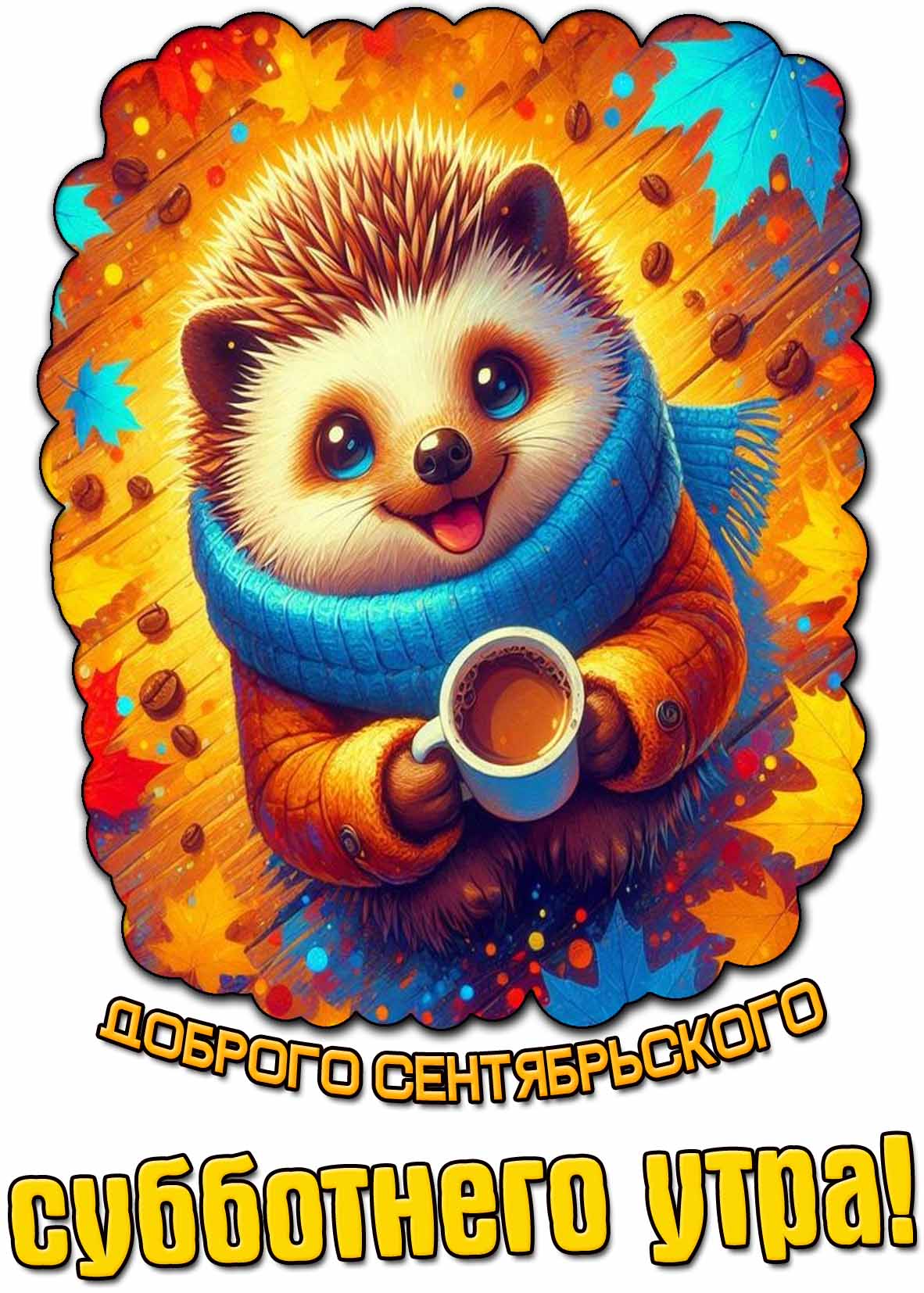 Картинка доброго субботнего сентябрьского утра