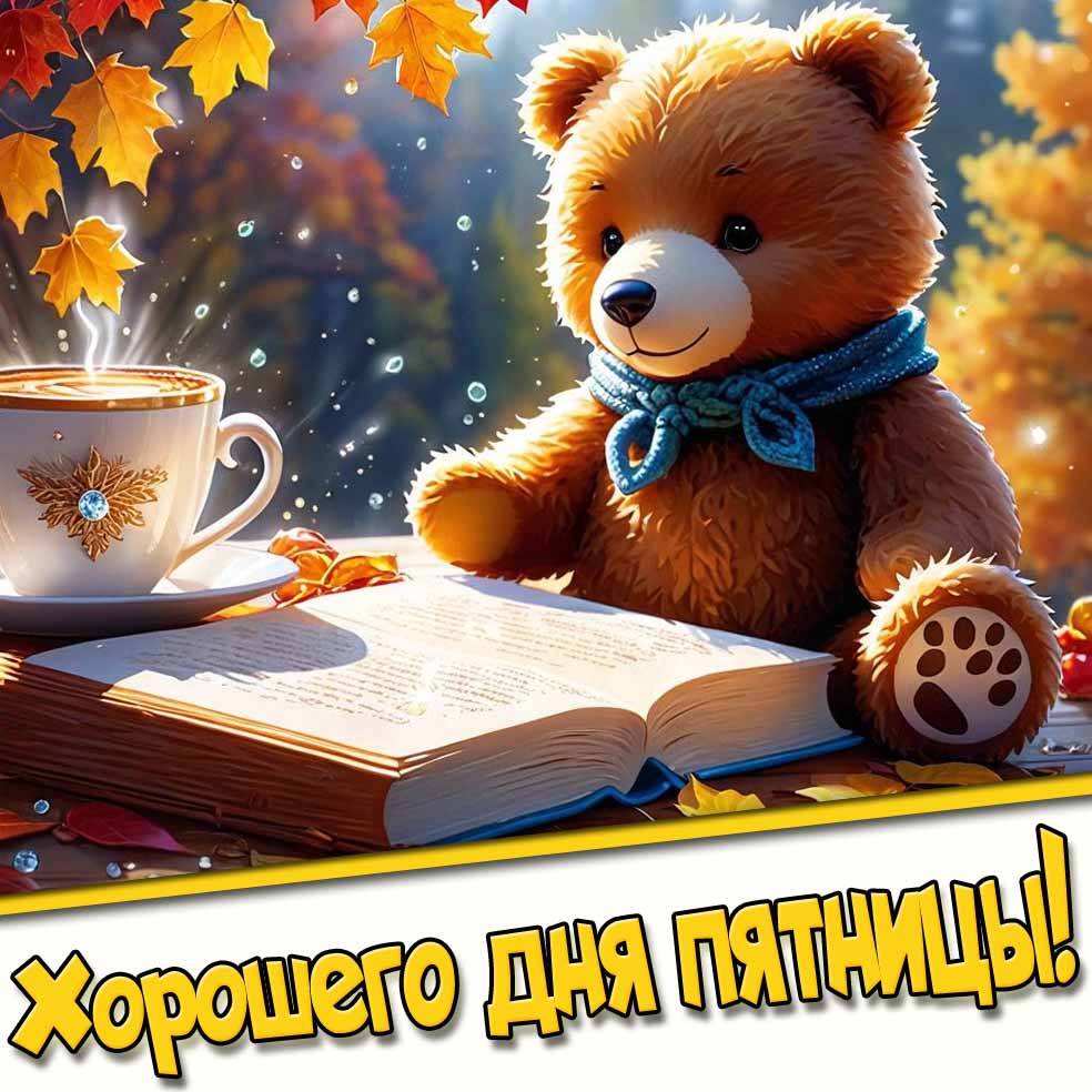Хорошего дня пятницы! - осенняя картинка