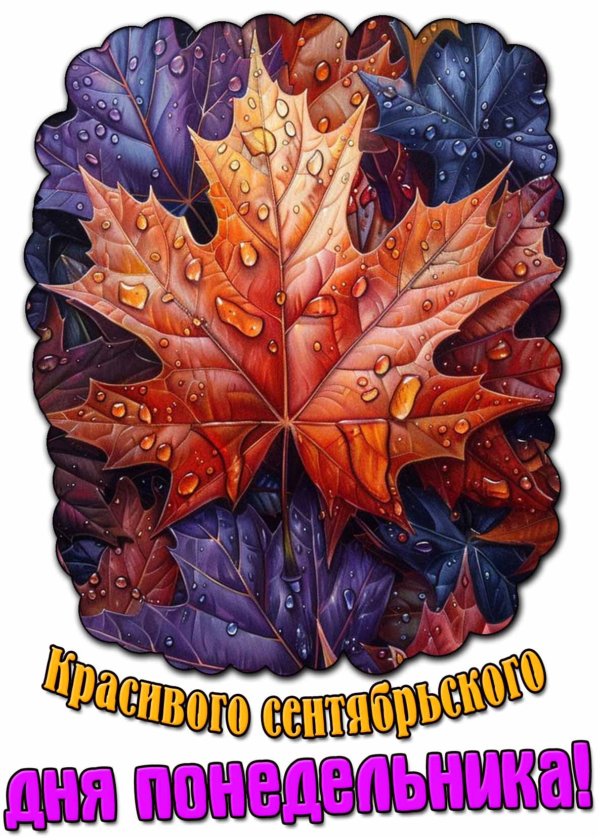 Картинка красивого сентябрьского дня понедельника